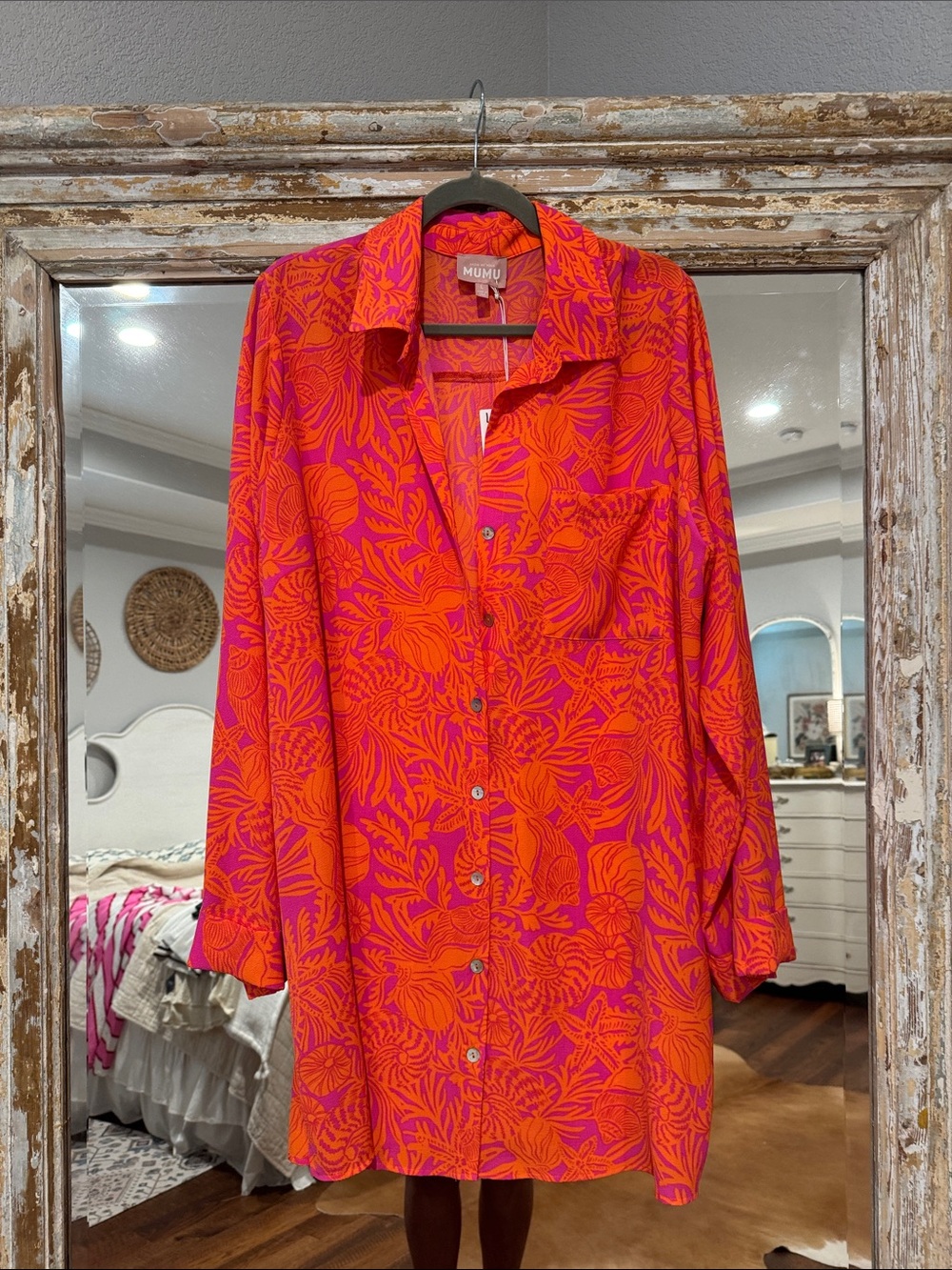 SMYM beach club button down